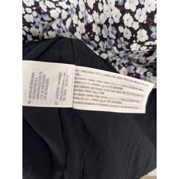 ABERCROMBIE & FITCH Women's Multicolor Floral Slit Wrap Pencil Skirt Small - Picture 4 of 5
